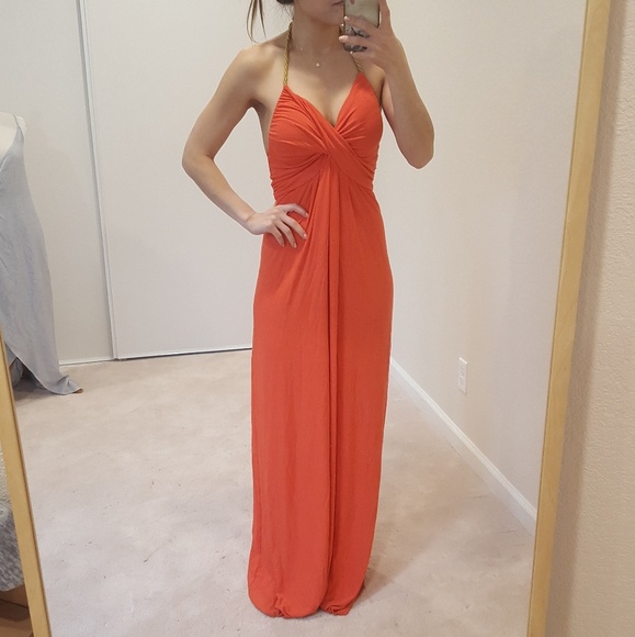 T-Bags Dresses & Skirts - Orange Maxi